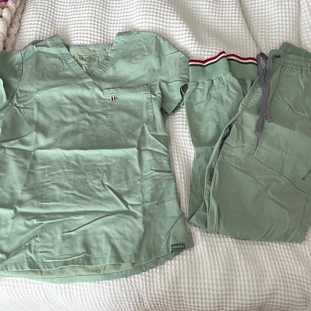MediClo Scrub Set - Sage Green - XS